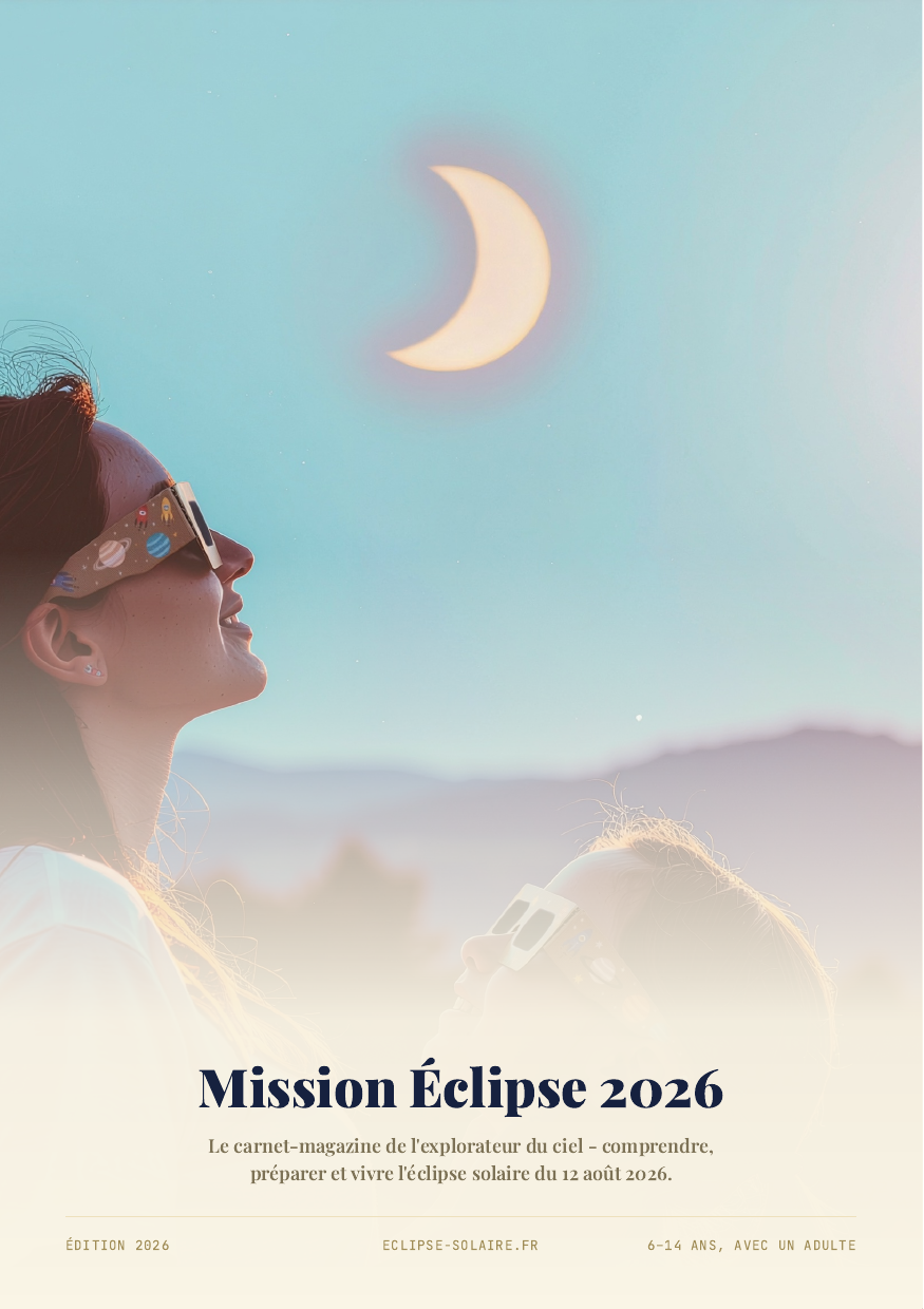 Couverture du carnet Mission Éclipse 2026