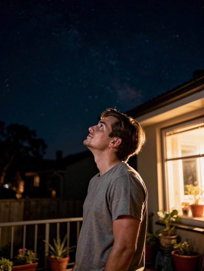 Ciel étoilé invitant à commencer l'astronomie amateur